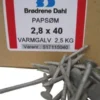 Tagpapsøm 2,8x40mm, varmgalvaniseret - 932 stk.