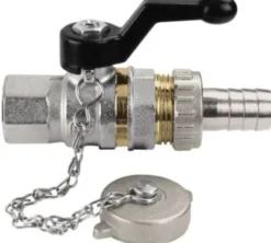 Tappy bundstophane, 1/2" muffe/nippel med slangestuds og slutmuffe