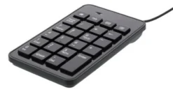TB-120 numerisk tastatur, 23 taster, 4 genvejstaster, USB, sort