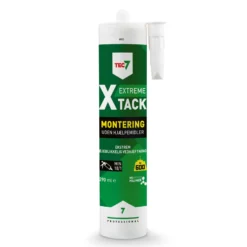 Tec7 montagelim X-tack, hvid
