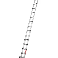 Teleskopstige ECO Line, 3,8 meter med stigefod - Telesteps