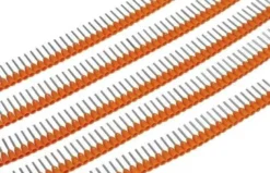 TERMINALRØR RØD 1,0MM BÅND - 500 stk