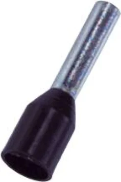 Terminalrør sort, 1,5/8 - Nelco - 100 stk