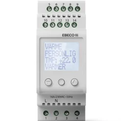 Termostat EB-THERM 800, digital, DIN-monteret