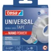 tesa dobbeltklæbende Nano Power tape, 30 mm x 3 meter, klar