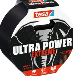 tesa reparationstape Ultra Power Extreme 50 mm x 10 m, sort