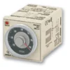 Timer, plug-in, 11-pin, DIN 48x48 mm, multifunktions, 0,05 s-300 h, DPDT, 5A, 100 til 240 VAC, 100-1