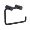 Toiletrulleholder, mat sort
