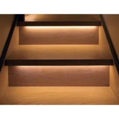 Trappe aluprofil med LED strip, 70 cm, 4W, 24V, IP65, med stik