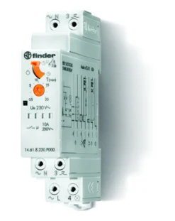 Trappeautomat 10A 230V, 30S-20M, 3 funktioner, fjederterminal