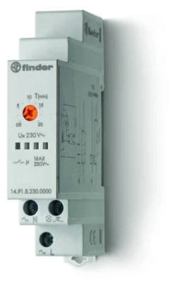 Trappeautomat, interval (triggermulig), 1 slutte, 16A, 230V - Finder