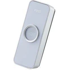 TREND Dørklokke Design, valgfri ringelyd, 2 tryk, hvid