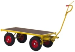 Trækvogn med bremse, 700x1500 mm, 1200 kg, lufthjul - Ravendo