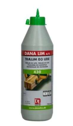Trælim 430 D3, 0,75kg, hvid, ude - Dana Lim
