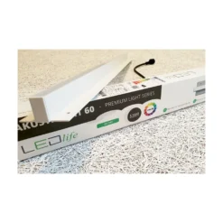 Troldtekt LED Skinnesæt, 4x120 cm, dæmpbar, planforsænket, fjernbetjening inkl. Akustilight & driver, 35W, 3600lm - LEDlife