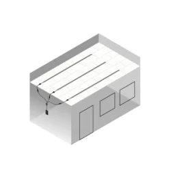 Troldtekt Skinne til Planforsænket LED Strips, 60 cm, Forlængbar - LEDlife