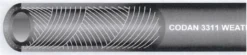 3311 trykluftslange EPDM, 3/8", 10mm indv. dia., 18mm udv. dia., sort - 50 meter