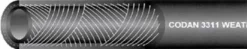 3311 trykluftslange EPDM, 19 mm indvendig diameter, 27,4 mm udvendig diameter, 20 bar arbejdstryk, sort - 50 meter
