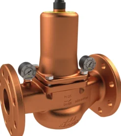 Trykreduktionsventil, blyfri, rødgods, DN80, flange