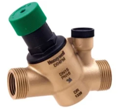 Trykreduktionsventil, 3/8" indvendigt og 1/2" udvendigt gevind, 1,5-6 bar