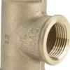 T-stykke, 1", rødgods, silicium bronze, DVGW