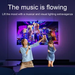 TV LED strip med TV-kamera, TV-baggrundsbelysning, 30 LED/m