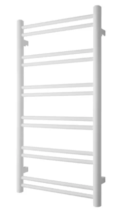 TVS Model DUO håndklædetørrer, 920x500 mm, hvid mat RAL 3001, 213 W, 1/2" tilslutning