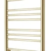 TVS PLUS 12-500 guld håndklæderadiator 785x500mm Vandbåren CC 470mm, guld PVD overfladebelægning