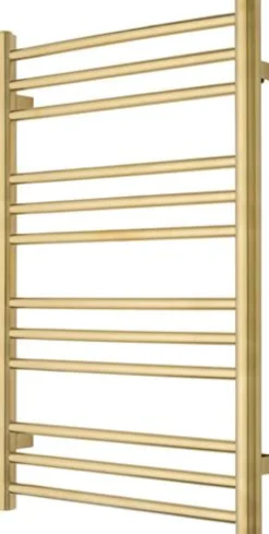 TVS PLUS 12-500 håndklædetørrer, 785 x 500 mm, børstet guld (PVD)