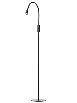 Twist gulvlampe, 3,5W med dæmp, sort