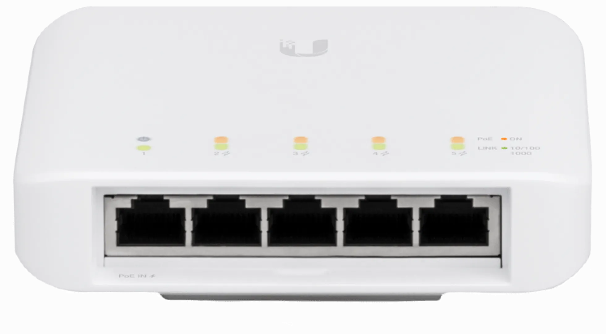 Ubiquiti UniFi Switch Flex, 5-port, PoE support, hvid