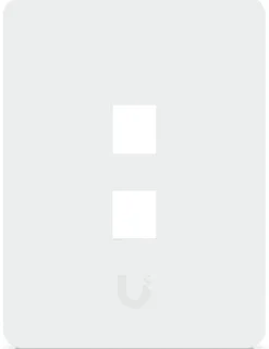 Ubiquiti universal keystone vægplade, 2-port, malbar
