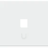 Ubiquiti universal keystone vægplade, 1 port, malbar