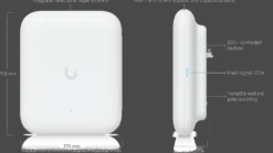 Ubiquiti U7-Pro-Outdoor, WiFi 7 AP, IP67, 6 spatial streams, hvid