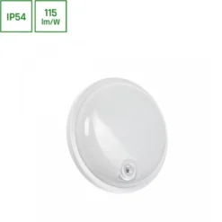 Udendørs lampe med sensor, LED, 20W, 2100lm, IP54, 230V, PIR-sensor, inkl. lyskilde