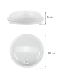 Udendørs lampe med sensor, LED, 20W, 2100lm, IP54, 230V, PIR-sensor, inkl. lyskilde