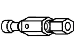 Udluftningsventil til CS trykafbryder, 6 mm rør/slange - Danfoss