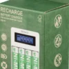 Ultimate Ni-Mh USB oplader, med 4 x AA batterier