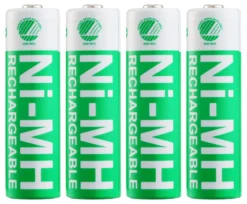 Ultimate Ni-Mh USB oplader, med 4 x AA batterier