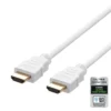 ULTRA High Speed HDMI kabel, 48Gbps, 3 meter, hvid - Deltaco