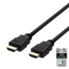 Ultra High Speed HDMI kabel, 0,5 meter, eARC, QMS, 8K 60Hz, 4K 120Hz - Deltaco