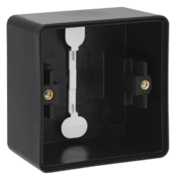 Underlag 1-modul, IP55, sort