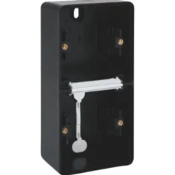 Underlag 2-modul, lodret, IP55, sort - Niko
