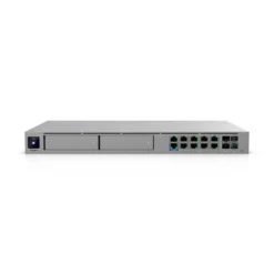 UniFi cloud gateway, hyperscale-class, 25 Gbps IPS/IDS, 7,500+ client capacity, application platform