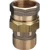 1/2" union muffe/nippel, Rødgods Silicium Bronze