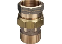 1/2" union muffe/nippel, Rødgods Silicium Bronze
