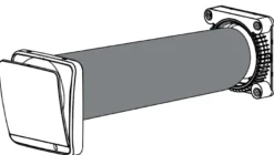 Unoklima XT-U Remote ventilator m. varmegenindvinding og fjernbetjening, hvid, Ø160 mm, <40 m² - Klimair