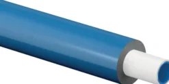 UPONOR ALUPEX rør plus/mlc hvid isoleret s10 25x2,5 blå 50m