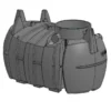 Uponor 2400 l 3-kammertank til gravitation, 5PE