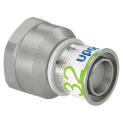 Uponor S-Press MLCP – Gevindovergang med preskobling og muffe